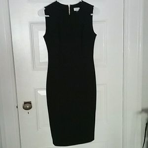 Black sheath dress
